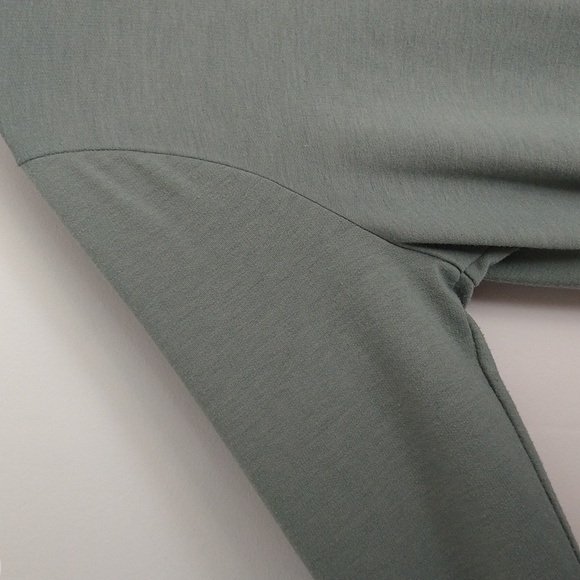 Lularoe Simply Comfortable Green Open Duster Cardigan With Pockets - Picture 8 of 9